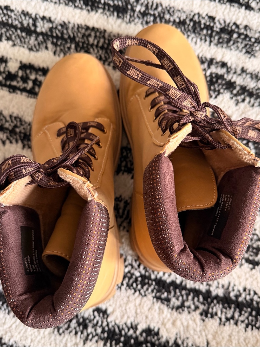 Women's Juicy Couture Lace-Up Boots Size 9.5